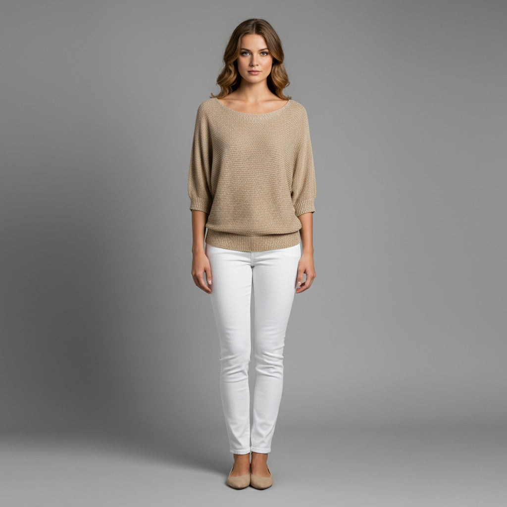 Emilia | Dame Casual Knit Top für den Frühling