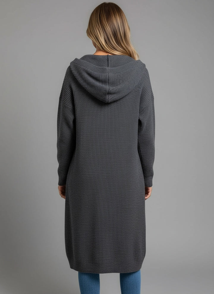 Daniela | Dame Vinter Hættet Strikket Cardigan