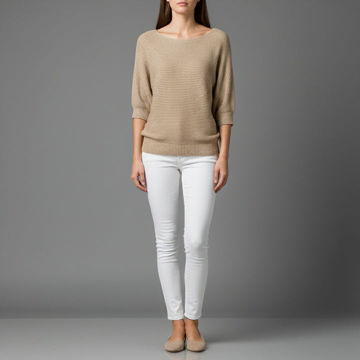 Emilia | Dame Casual Knit Top für den Frühling